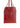 Lederhandtasche Myrna | Glattes, rotes, spitzes Rindsleder