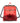 Gym Bag Jarita | Rotes Rindsleder mit Fell